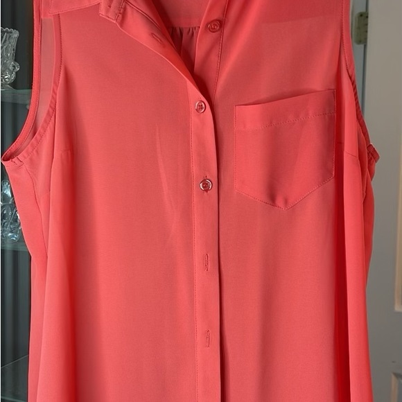 Coral blouse - Picture 2 of 4